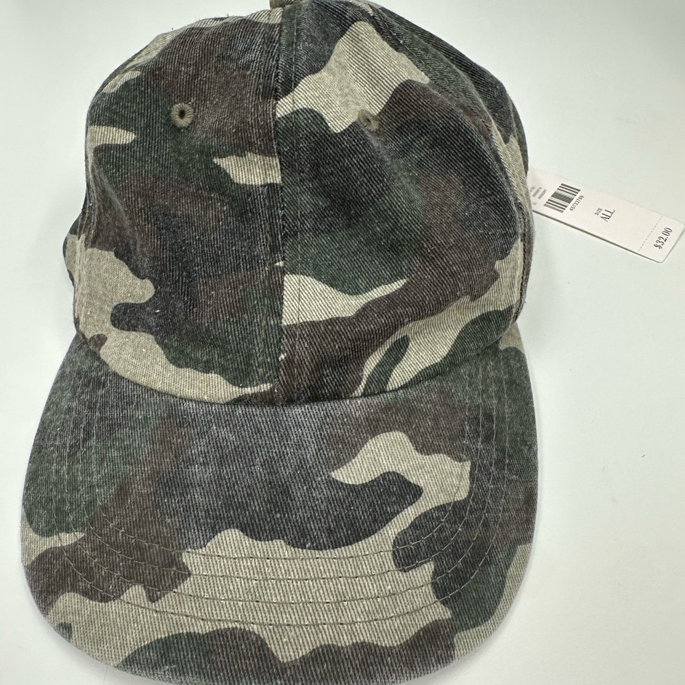 Anthropologie Camouflage Baseball Cap